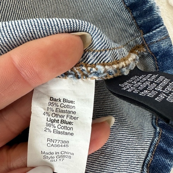 Madewell McCarren Two Tone Patchwork Denim Mini Skirt - Picture 12 of 12